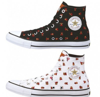 mario bross e converse